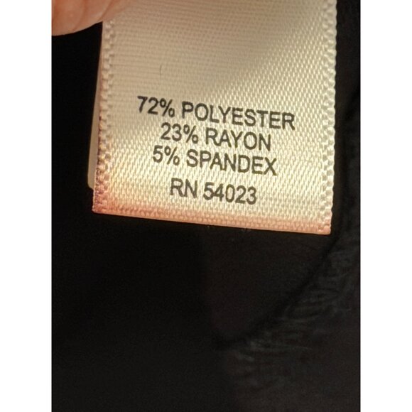 Banana Republic Black Tall 8 Sheath Dress With Belted Waist & 3/4 Sleeves Dress - Picture 5 of 11